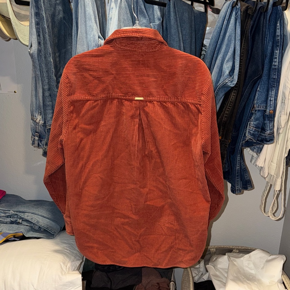Billabong Coral Corduroy Button-Up - Picture 3 of 5